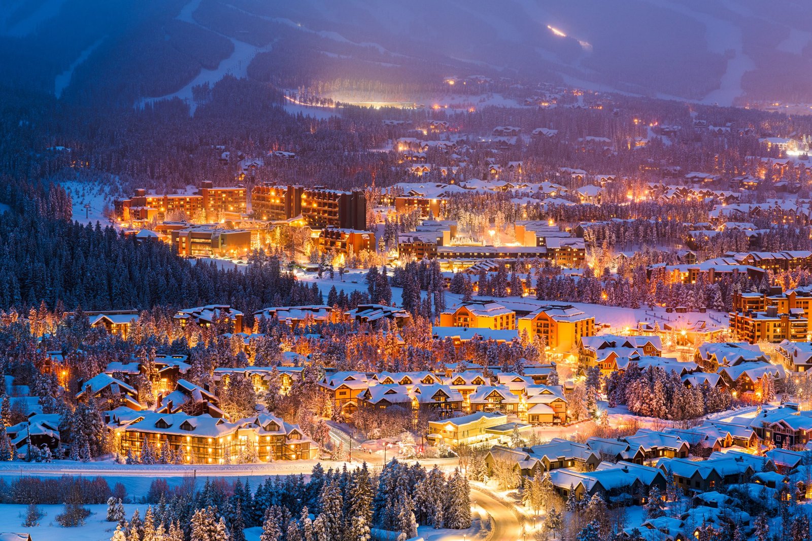 Breckenridge, Colorado, USA in Winter