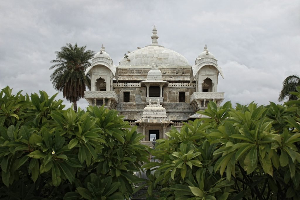 The beautiful Jag Mandir in the city of Udaipur