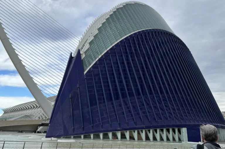Agora Building designed by Santiago Calatrava