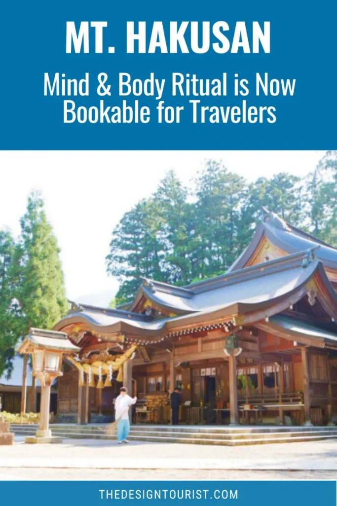 Mt. Hakusan Mind & Body Ritual is Now Bookable for Travelers