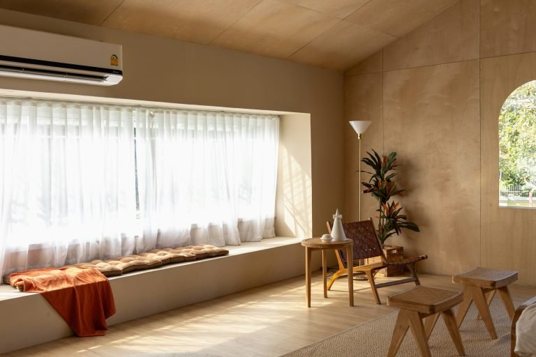 Warm Minimalist Living, Cozy Corners with Natural Light