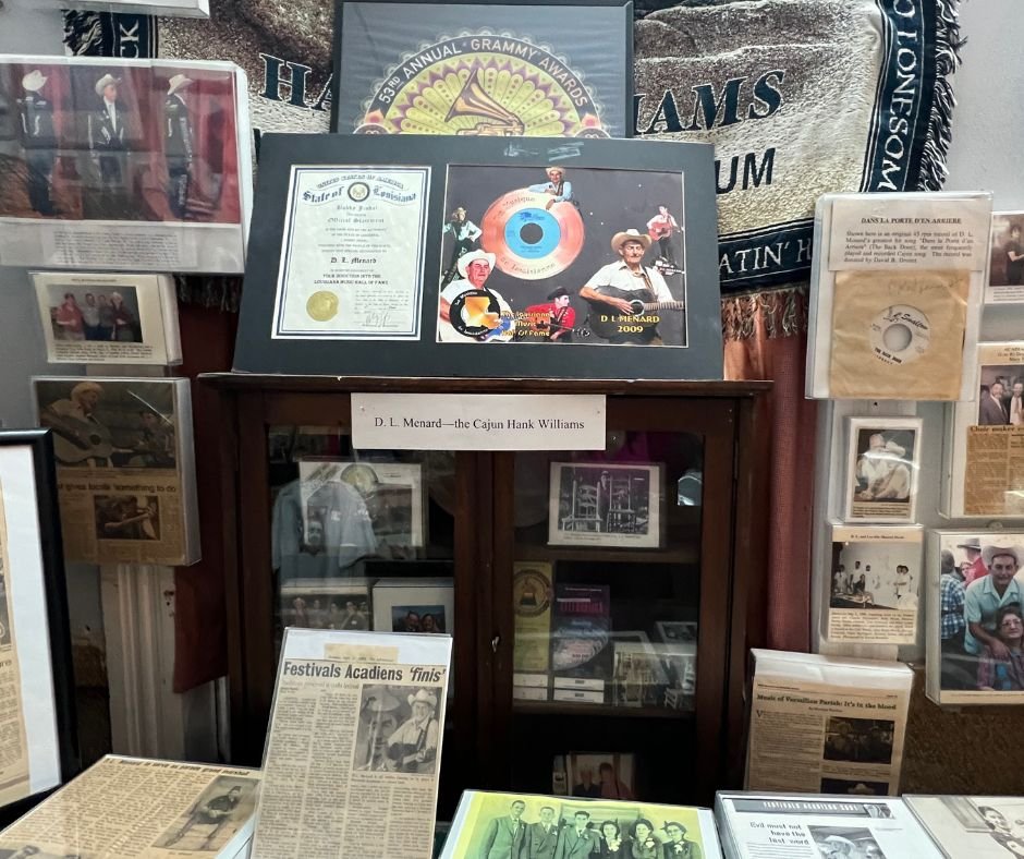 DL Menard: The Cajun Hank Williams album in Acadian Museum