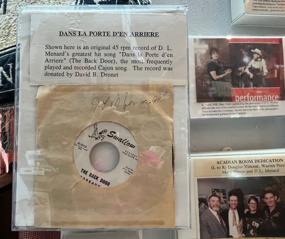 DL Menard: The Cajun Hank Williams album in Acadian Museum