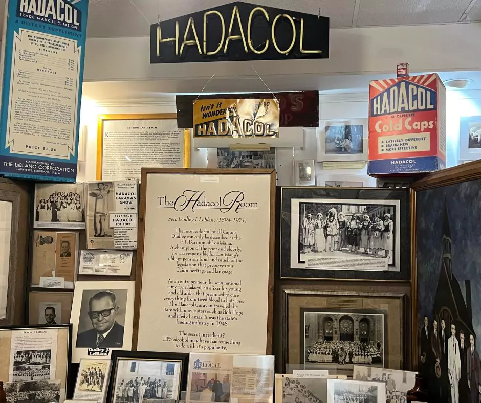 Hadacol in Acadian Museum