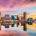 Baltimore, Maryland Skyline