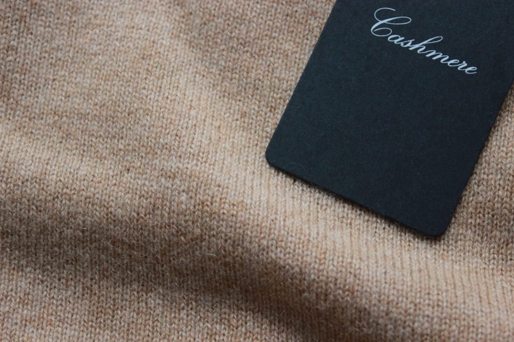 Cashmere sweater.