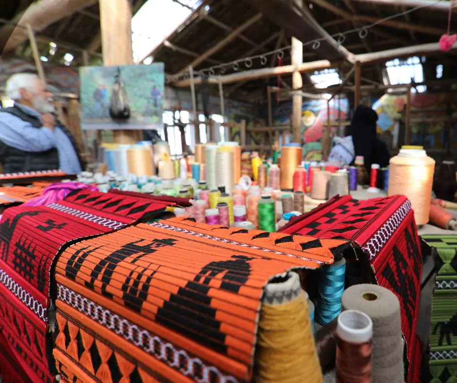 a textile shop in ecuador