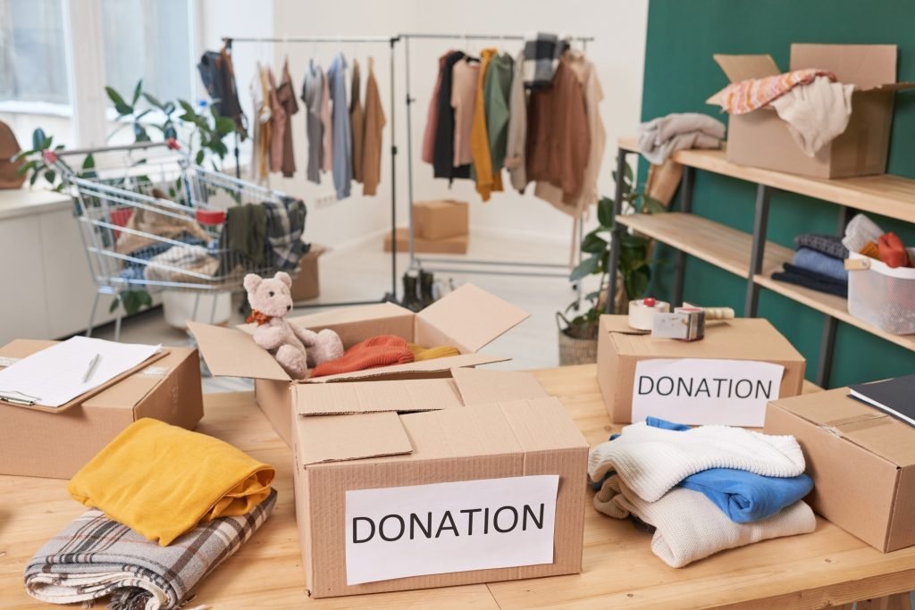 Clothes Charity Organization Room