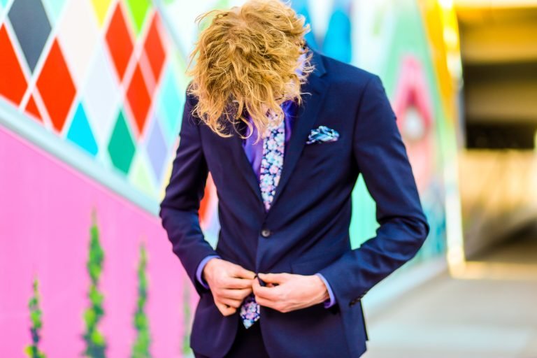 Suit and tie men’s fashion