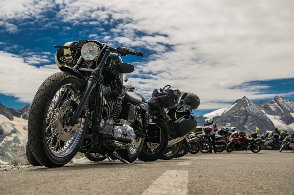 Motorcycles Mountain Pass Travel