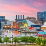 Baltimore, Maryland, USA Skyline