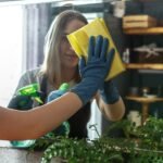General cleaning girl house. Spring cleaning, clean, General cleaning, decluttering, cleanear of