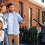 Moving, buying a home. Family shooting.