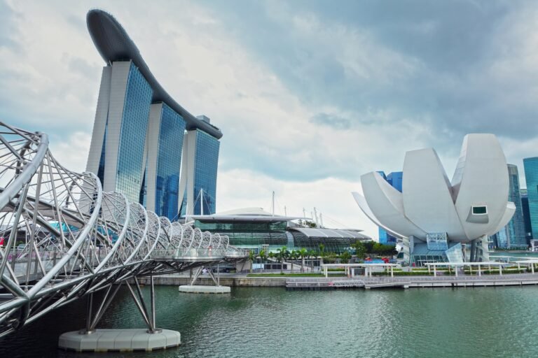 harbor in Singapore