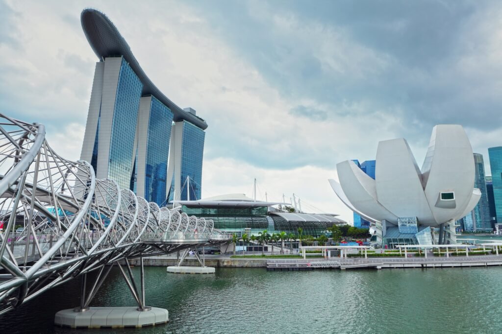 harbor in Singapore