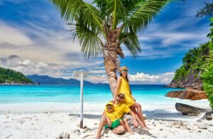 family with three year old boy on beach seychelle 2024 10 18 05 22 22 utc