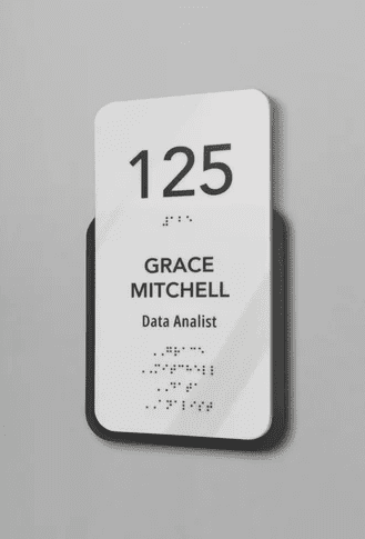 Door signage: small details, clear purpose image 12