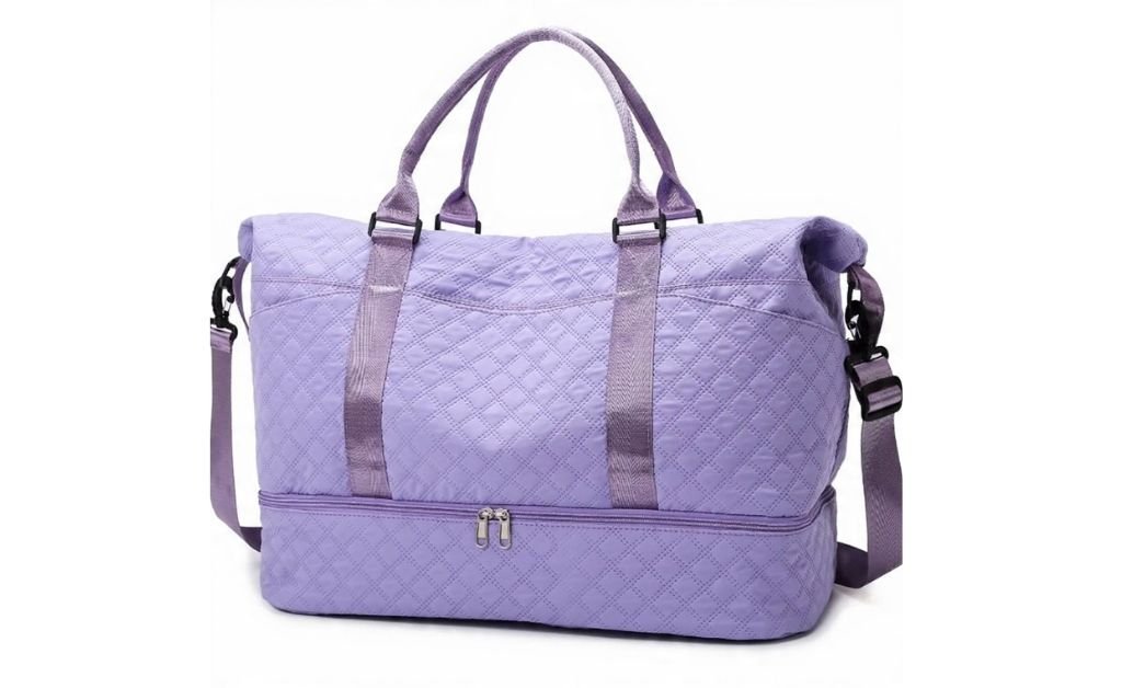 Gynky travel duffle weekender bag with shoe compartment